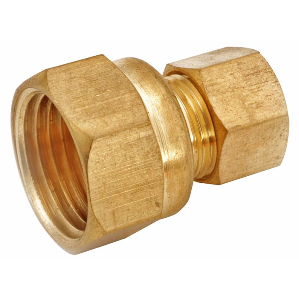 3/8OD X 1/2FPT  Brass Compression X Female Pipe Thread Elbow