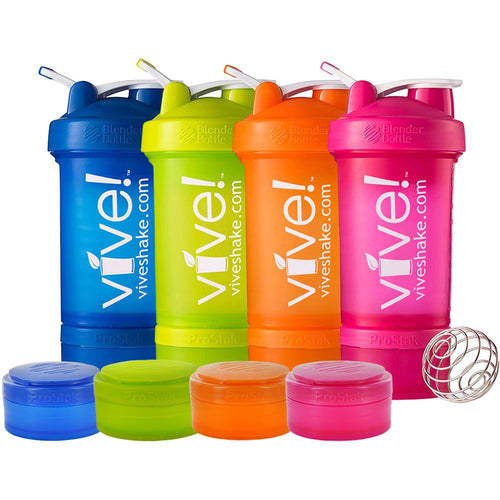 Blender Bottle ProStak System with 22 oz. Shaker Cup and Twist N
