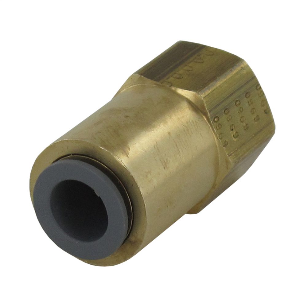 Parker - Brass Flared Tube Female Flare to Male Pipe: 3/8″ Tube OD