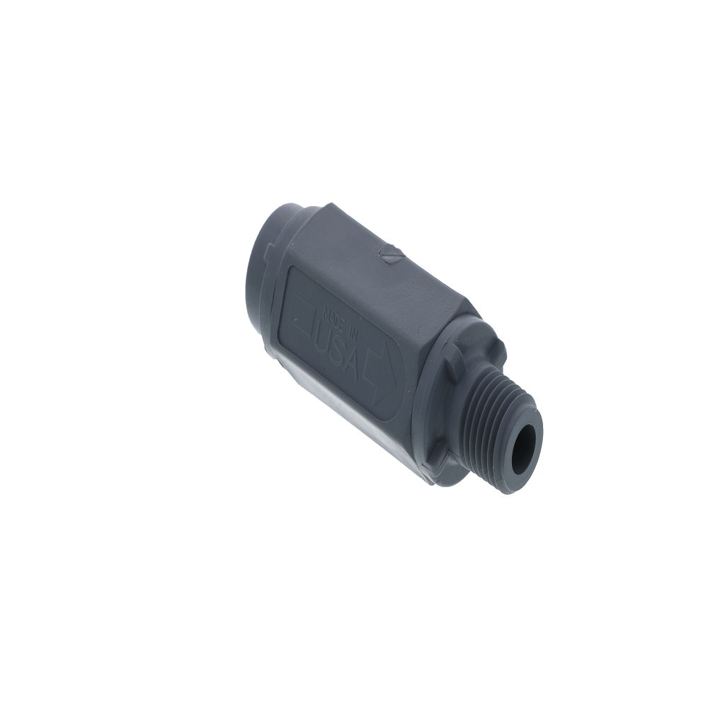 Check Valve 426 Series PVC Gray 1/4 FPT x 1/4 MPT BUNA