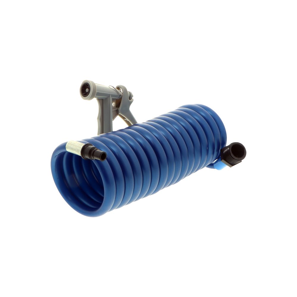 Watts AquaLock/SeaTech - SC15203B Supercoil Hose 15' BLUE with Speed-Tap  Hose Adaptor