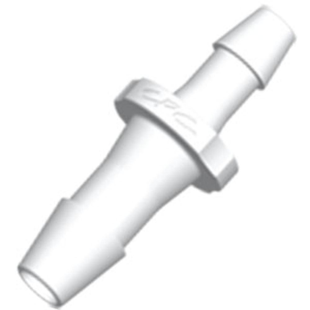 FitQuik Polypropylene Tube to Tube Straight Reducer Fitting - 1/4