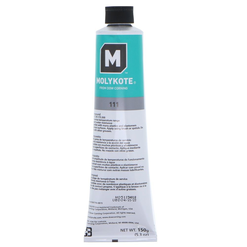 Dow Corning Molykote 111 Potable Water NSF FDA SILICONE GREASE Lube 6 gm  1/5 oz | eBay