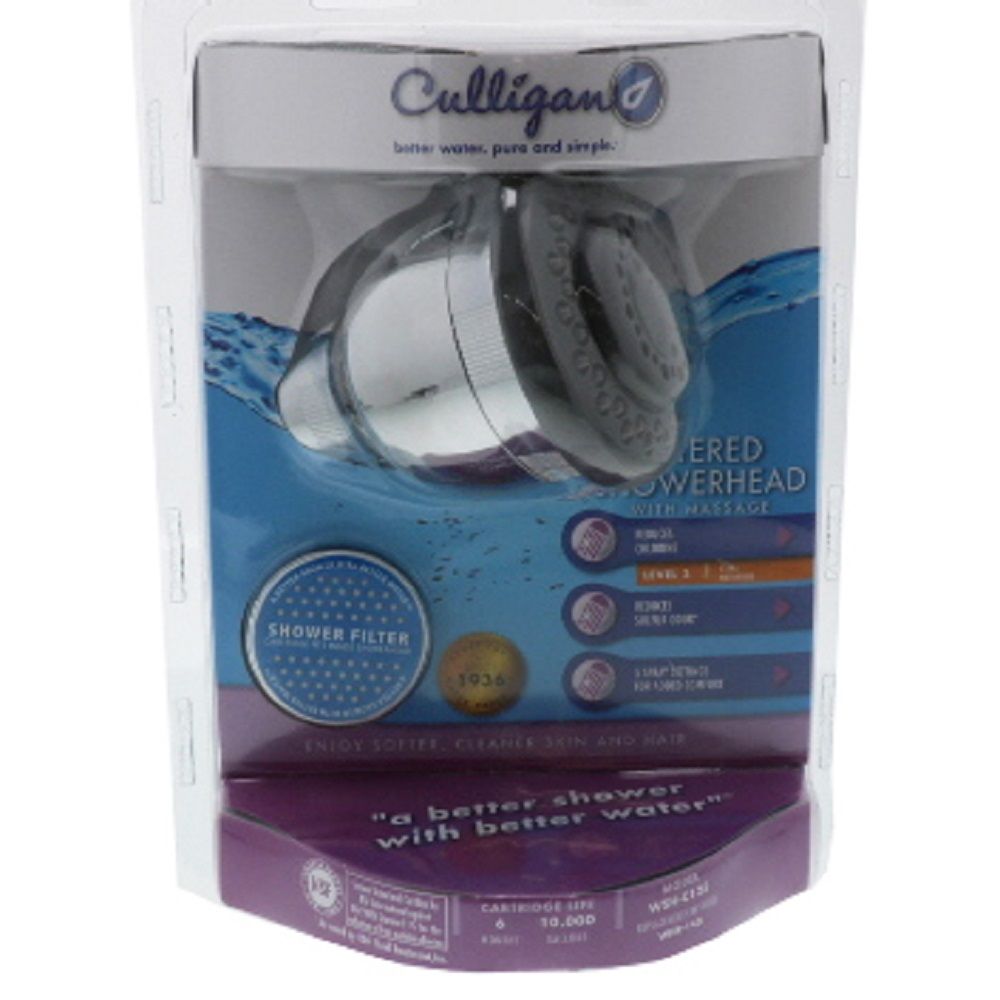 Culligan WSH-C125 Filtered Shower Head With Massage Feature